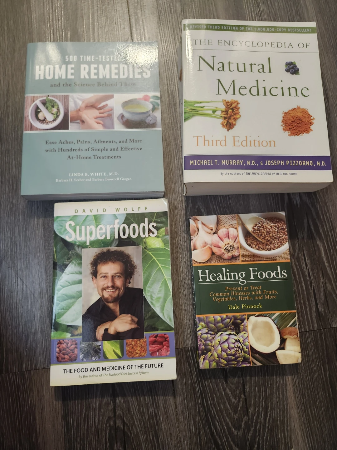 Set of 4 Natural Health and Wellness Books