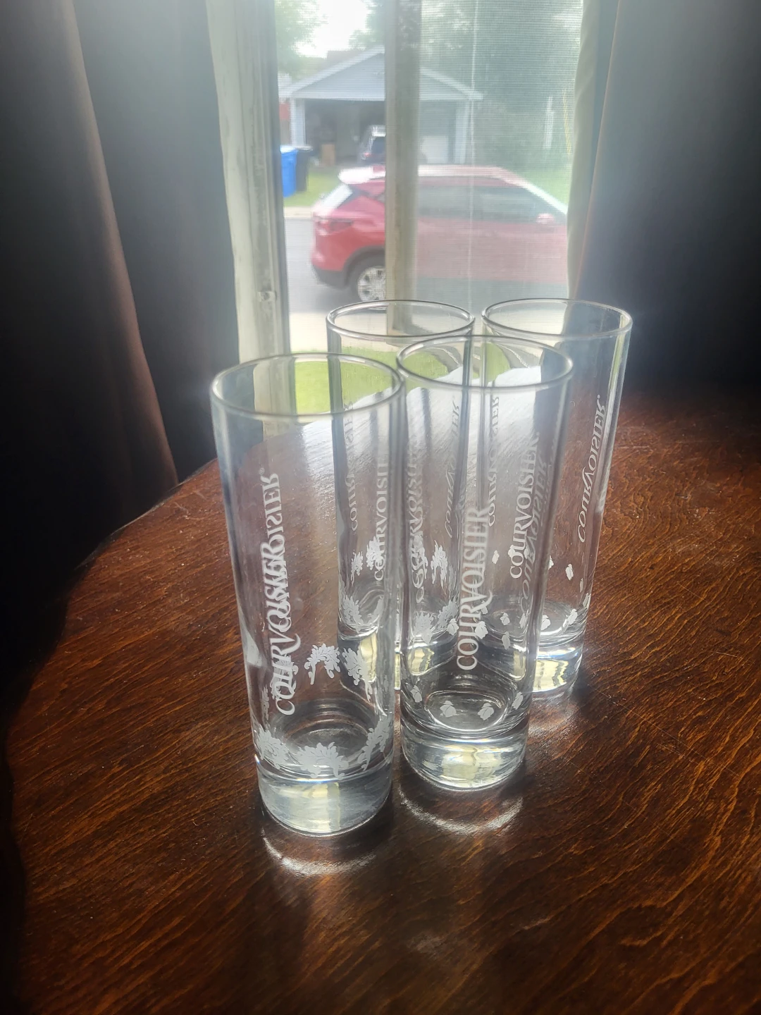 Set of 4 Courvoisier Shot Glasses