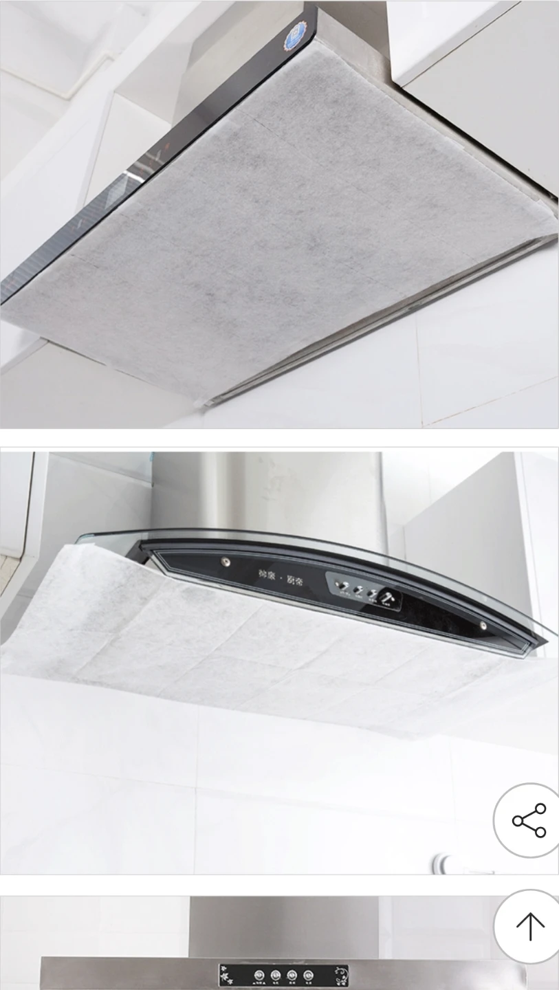 Disposable Hood Filter Cover Roll