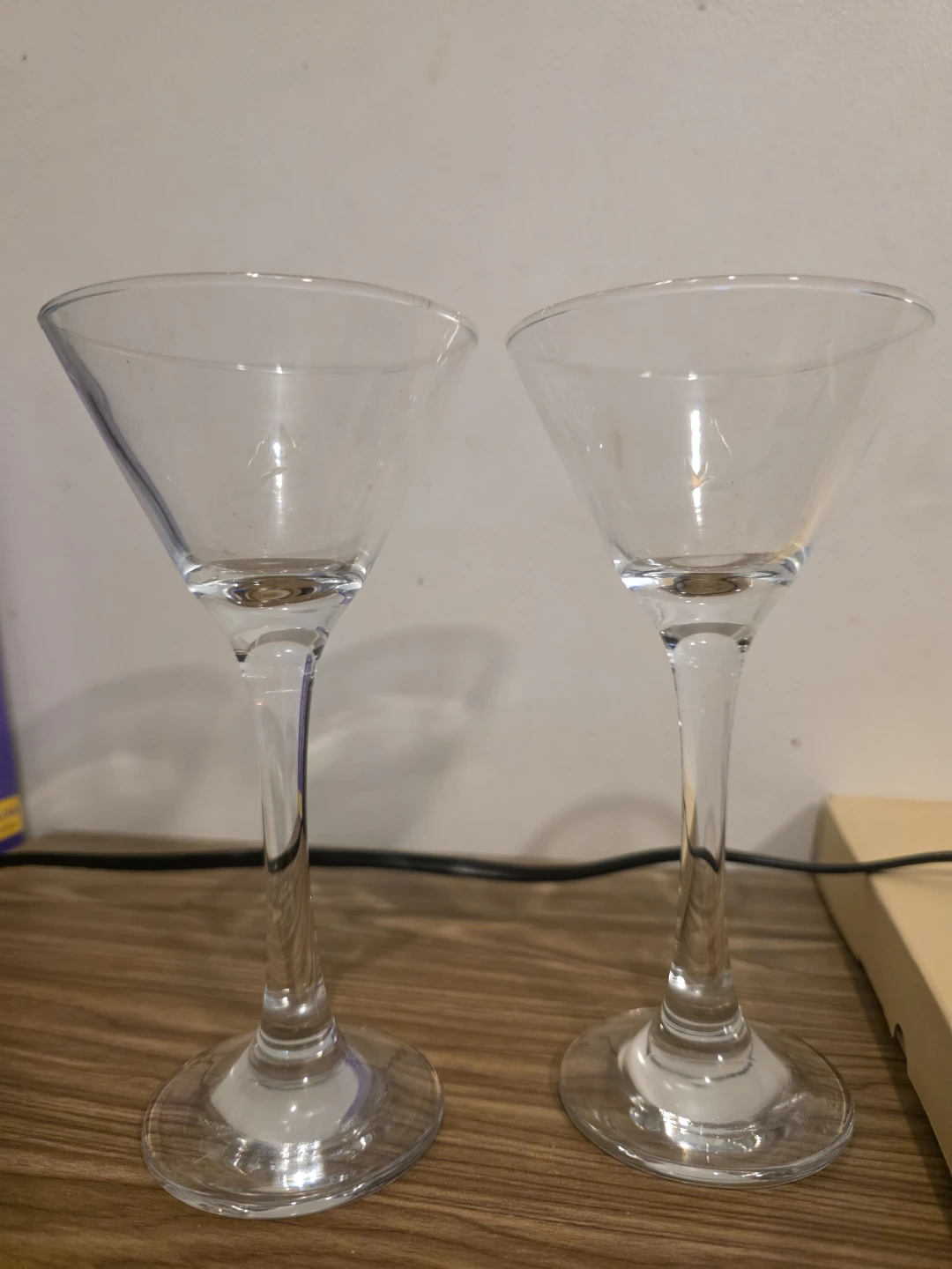 Set of 2 Grey Goose Martini Glasses