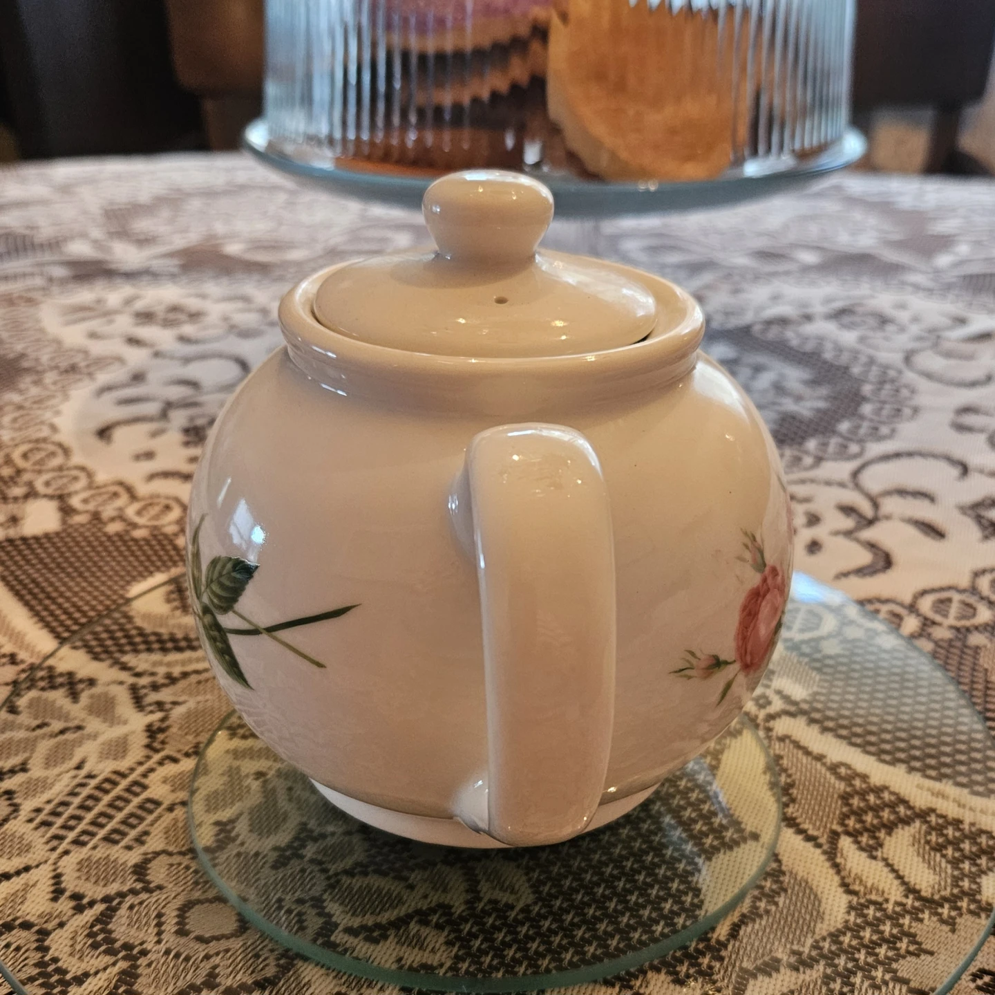 Vintage Christineholm Rose Porcelain Teapot 🫖 - photo 2