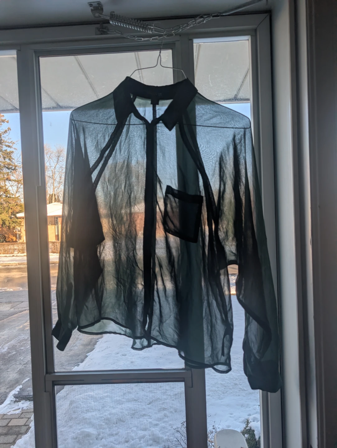 Forever 21 Sheer Green Blouse - photo 3