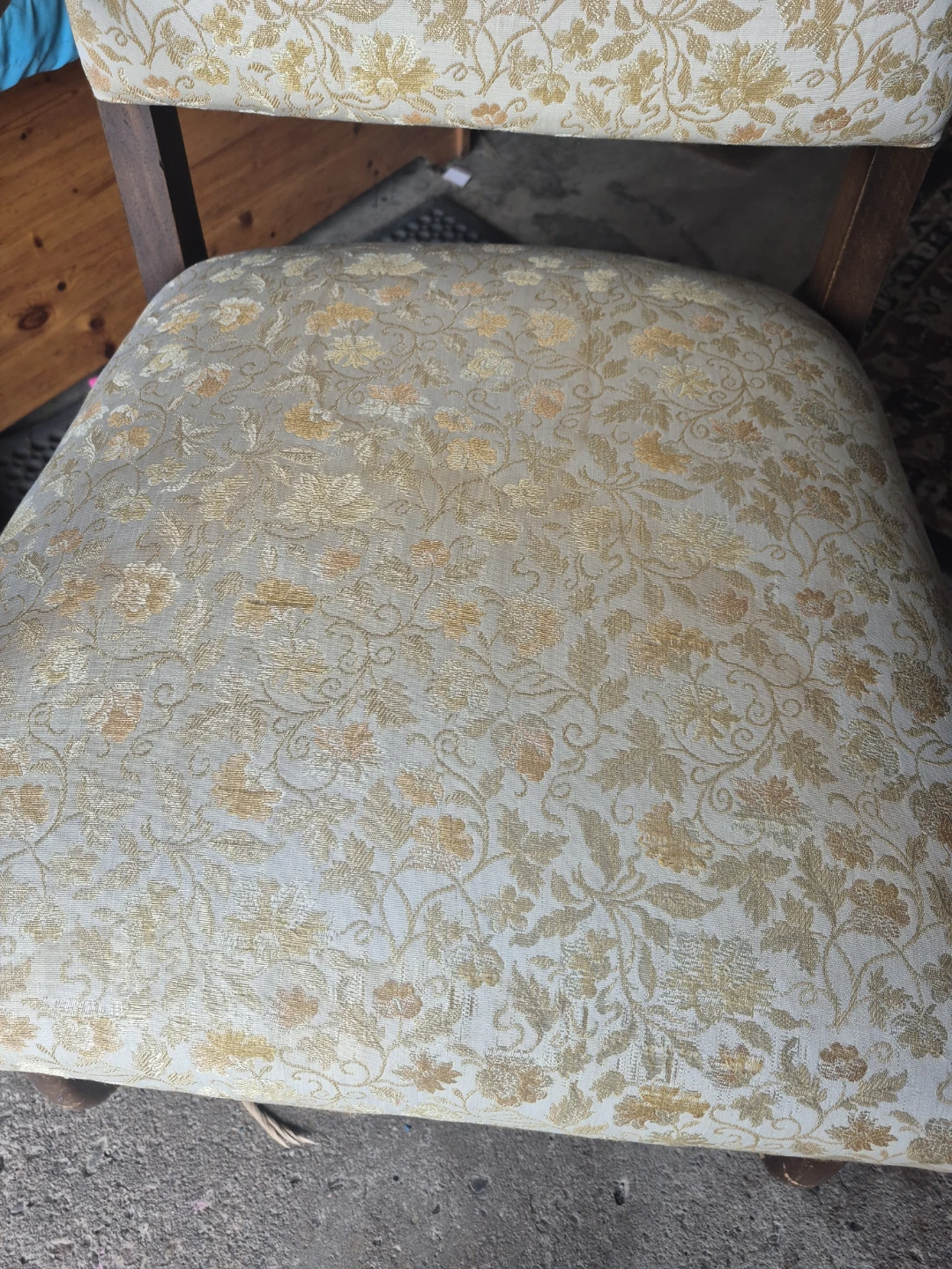 Vintage floral patterned armchair🏈 - photo 4