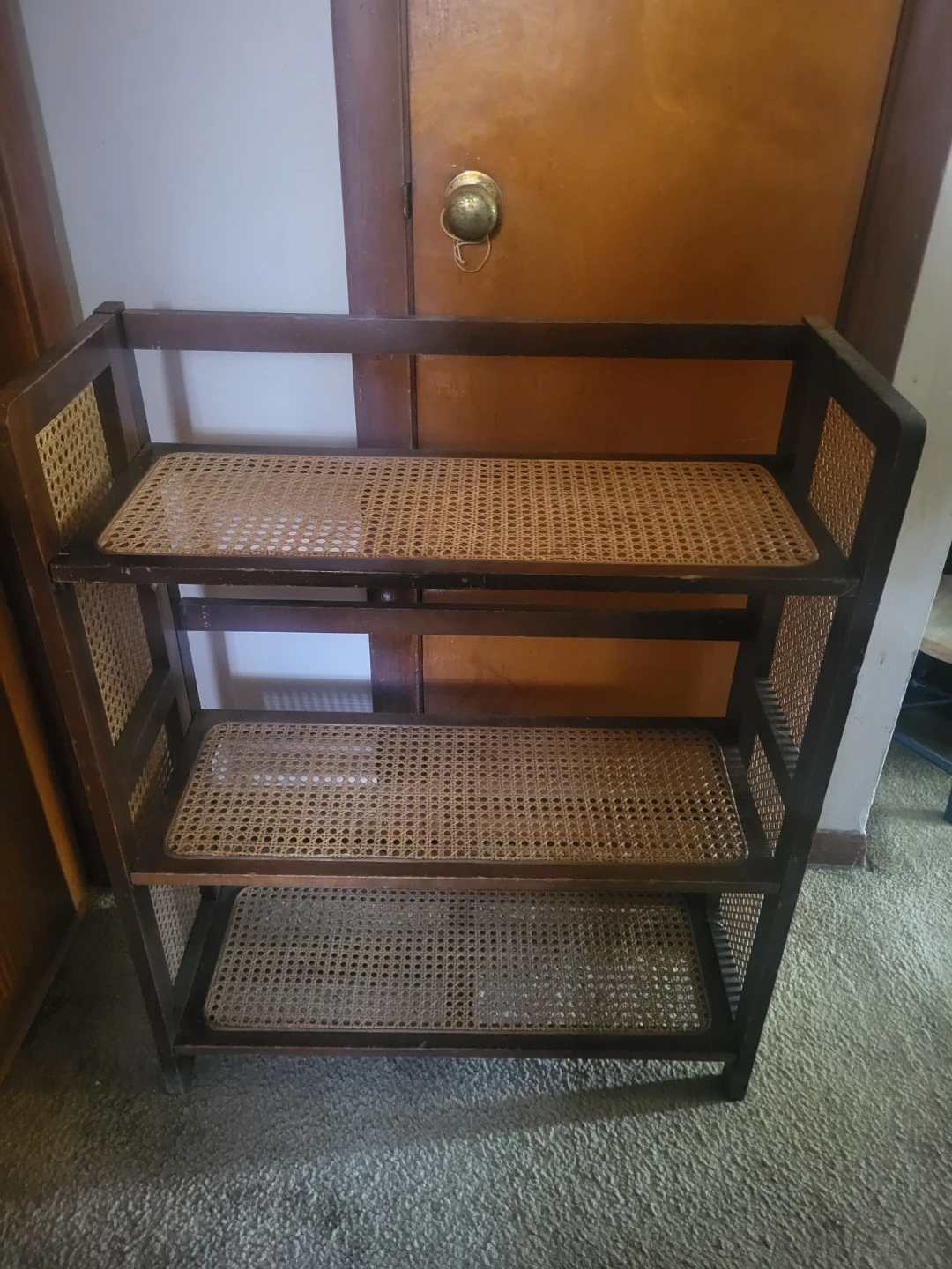 Vintage Wood Shelf Unit