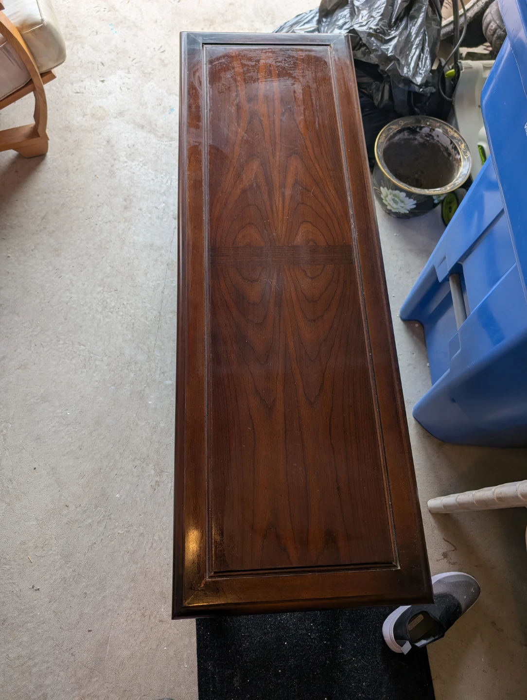 WOODEN ACCENT TABLE WITH DRAWER - photo 2