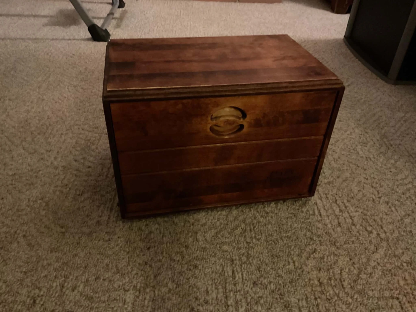 Wooden storage chest
