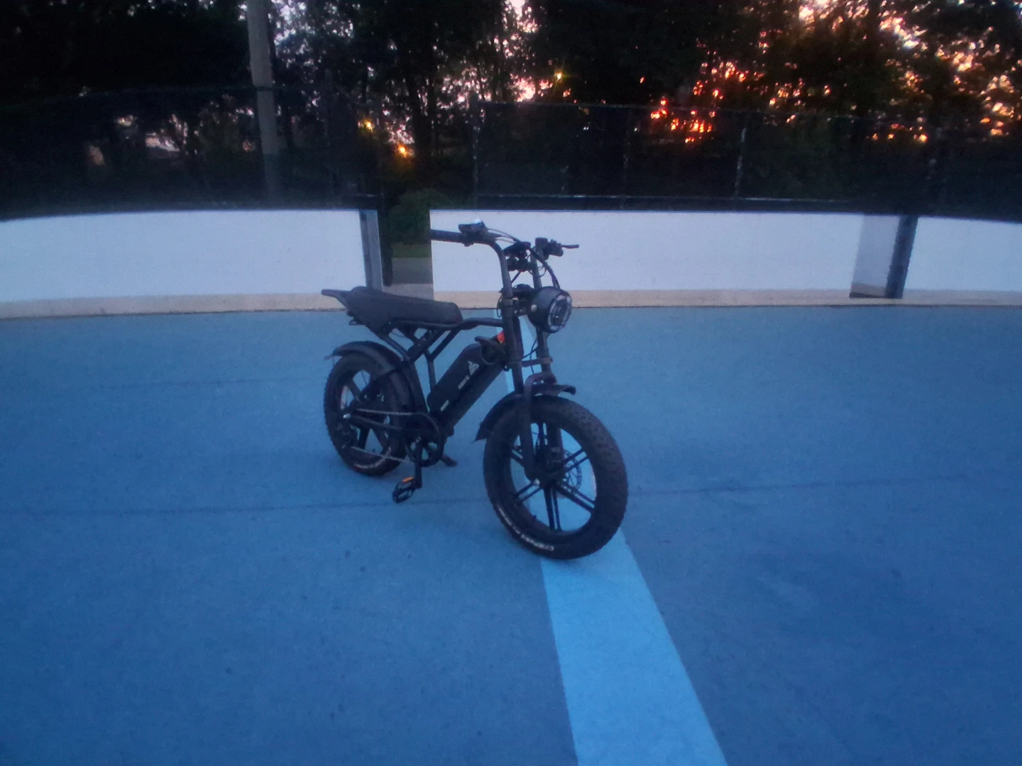 Black Electric Bike