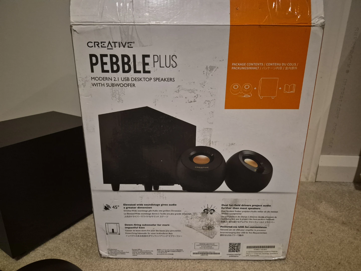 Creative Pebble Plus Speakers + Subwoofer – Like New - photo 4