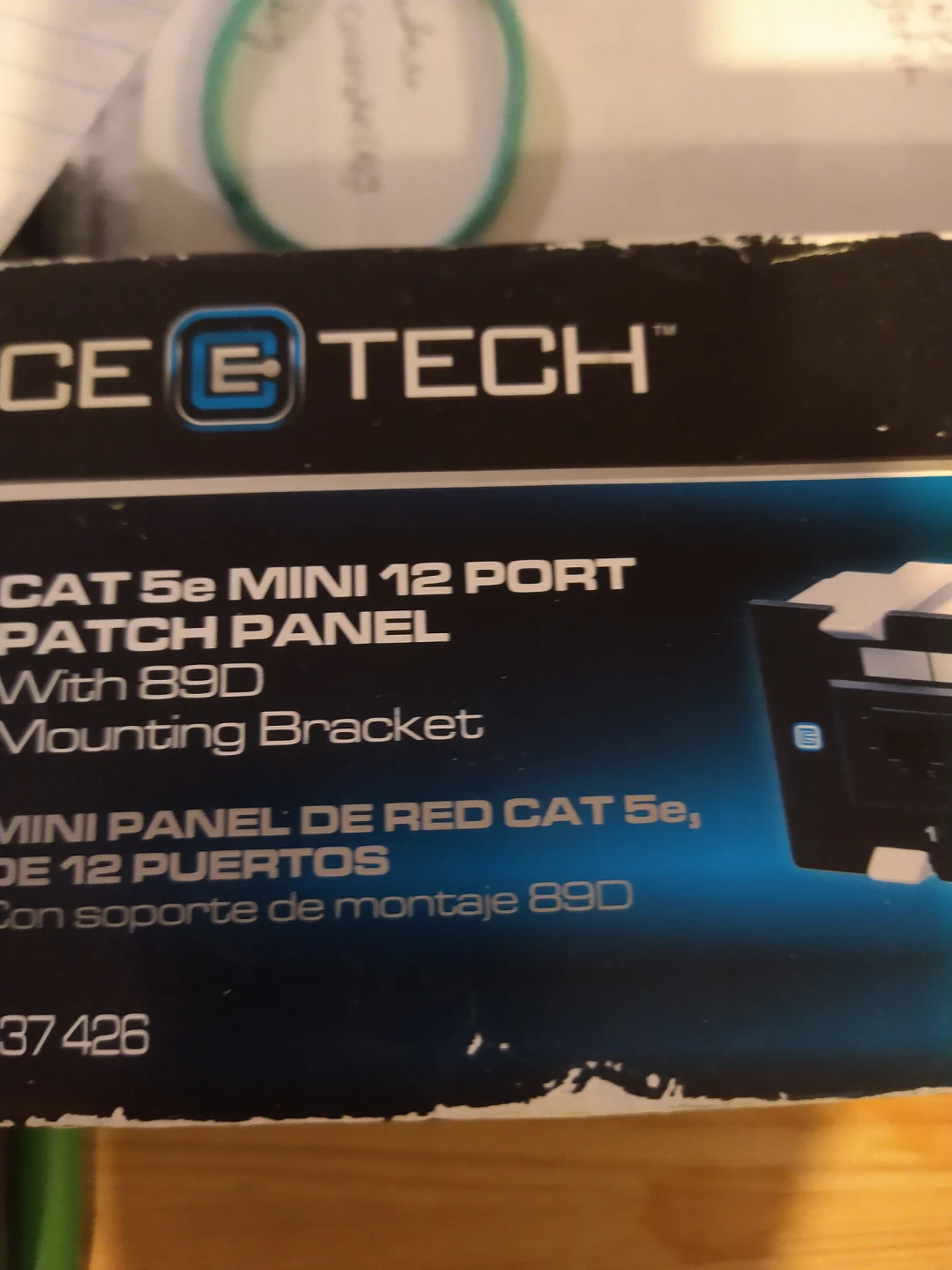 CE Tech Cat 5e Mini 12 Port Patch Panel - photo 2