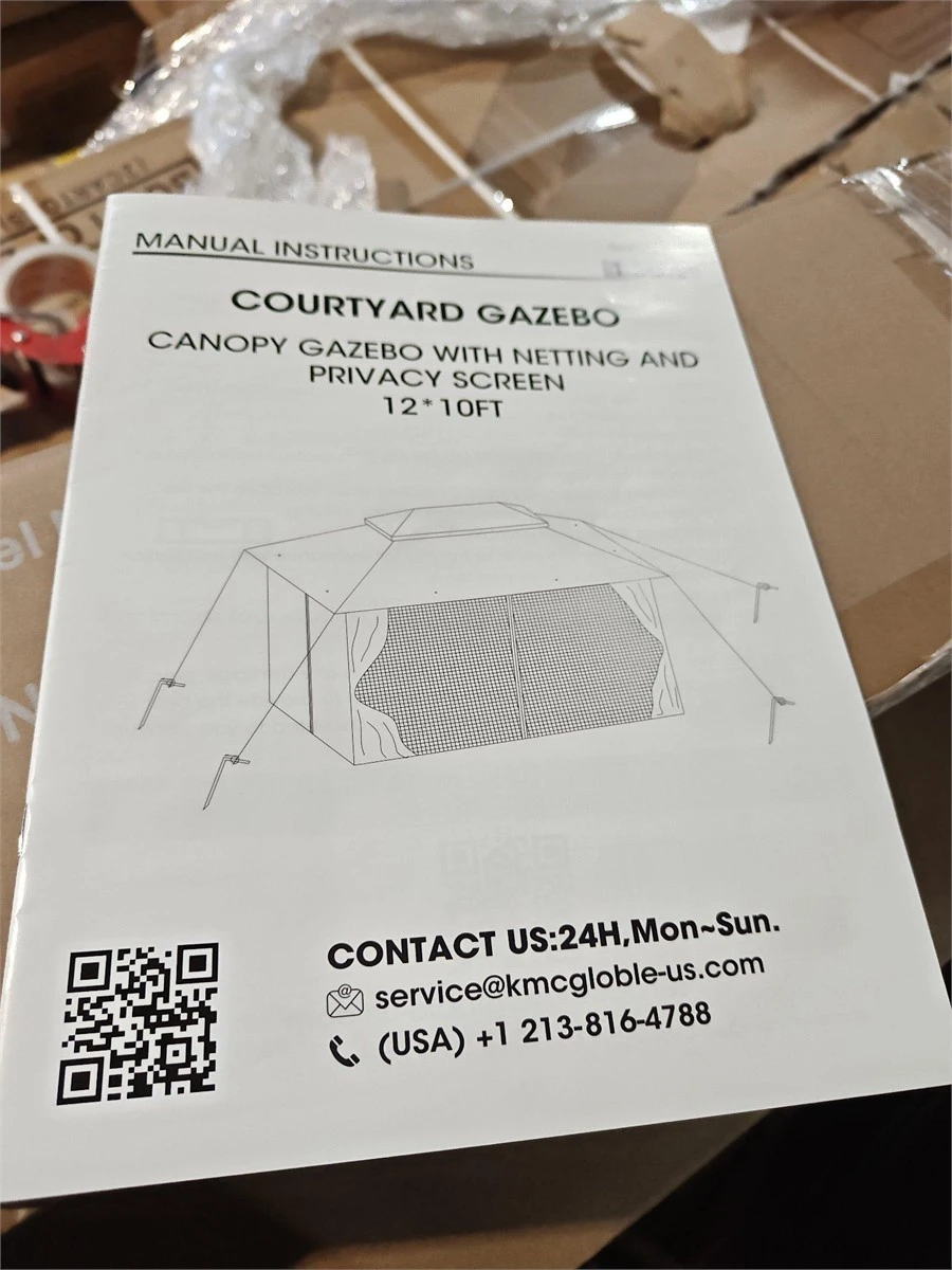 Courtyard Canopy Gazebo 12x10 ft - photo 5