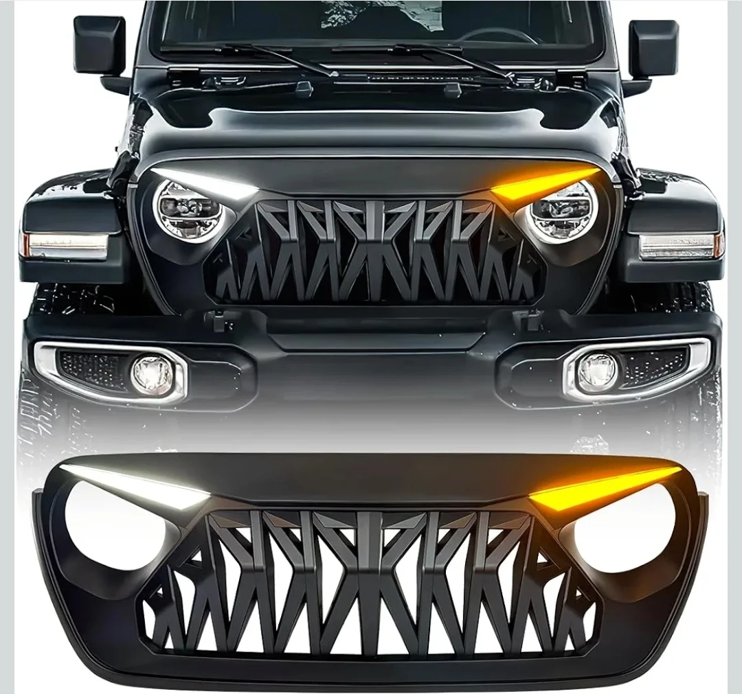 Front Shark Grille for Jeep Wrangler/Gladiator