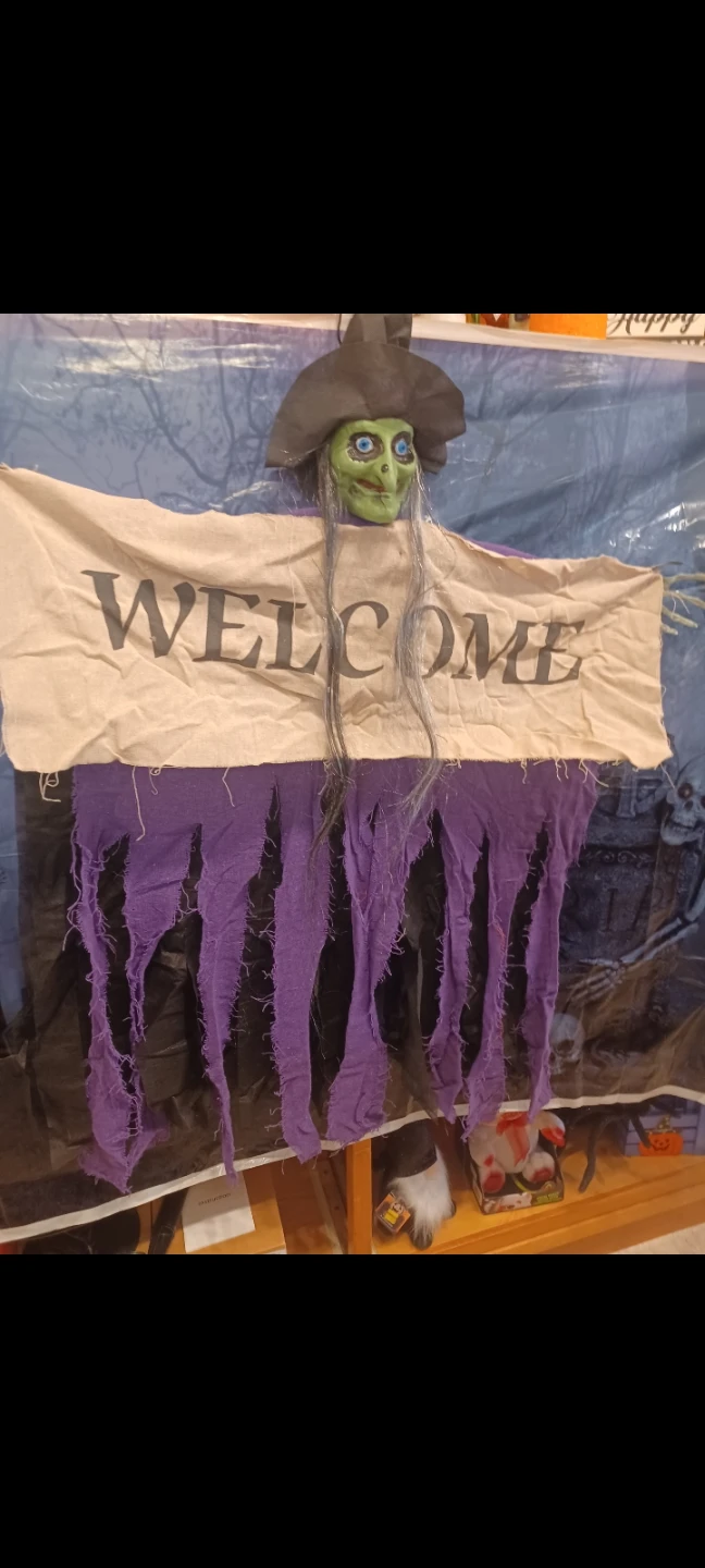 New Halloween Welcome Hanging Decorations $5 each wow - photo 2