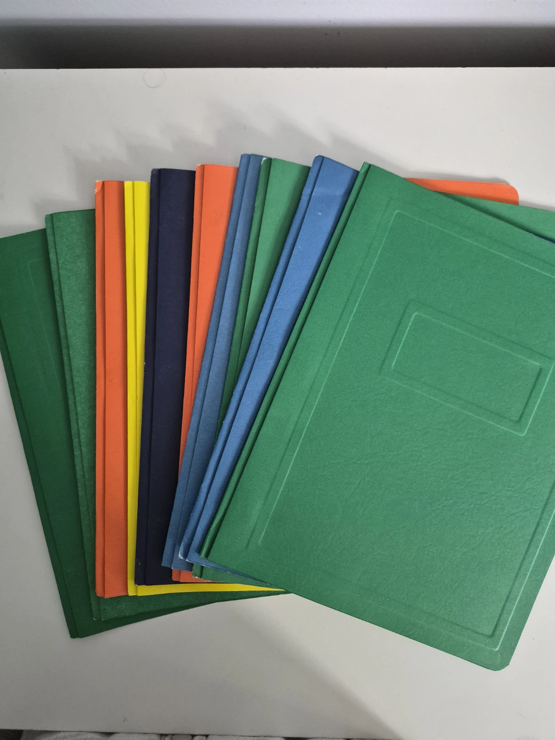 Assorted Colour File Folders (Set of 10)