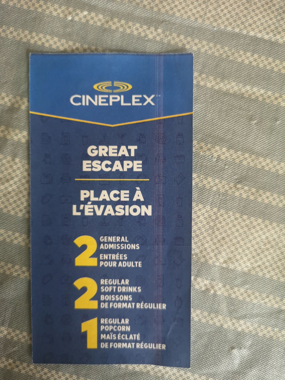 Cineplex Great Escape Gift Certificate