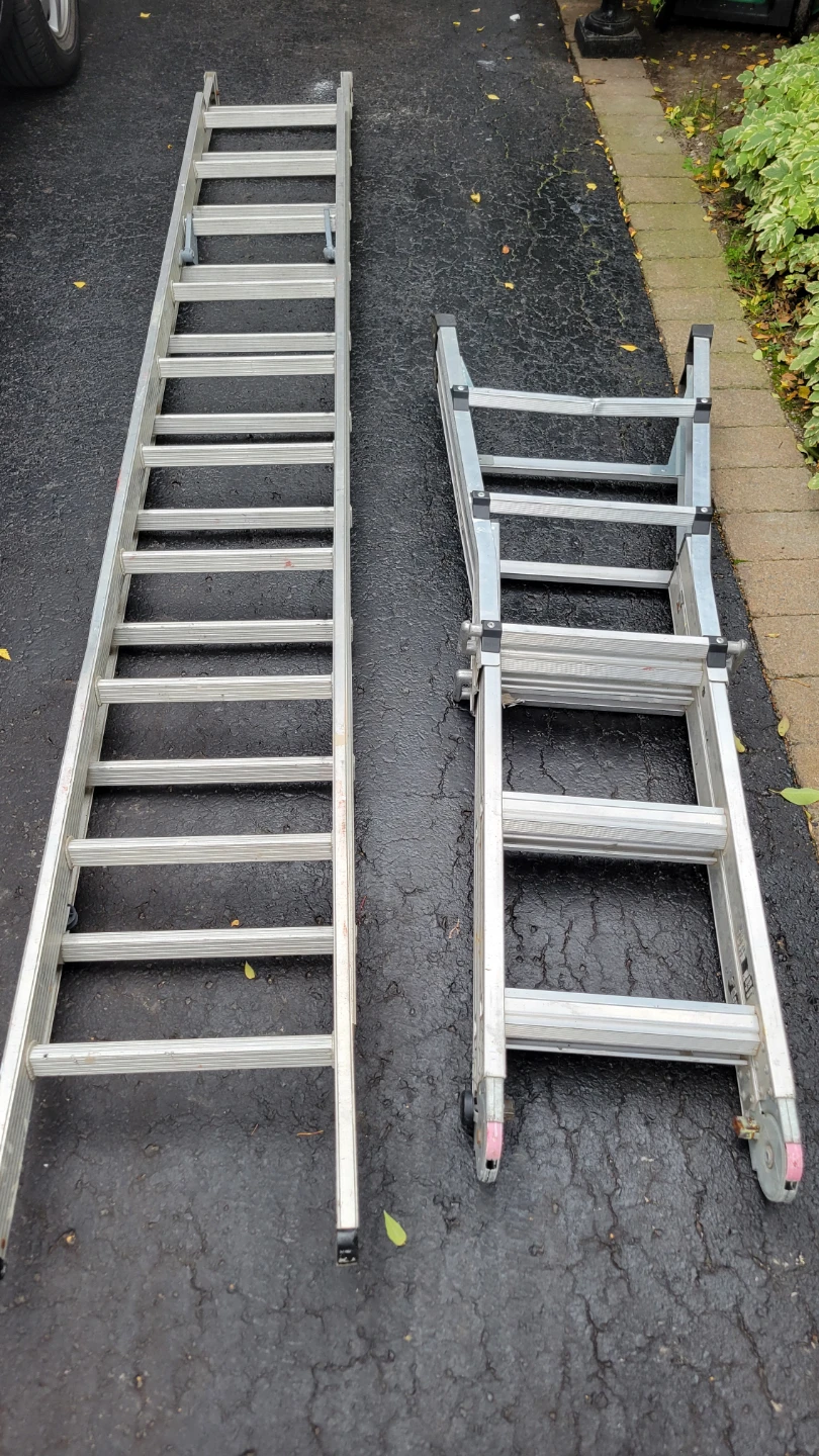 Multi-Position & 20ft  Aluminum Extension Ladders