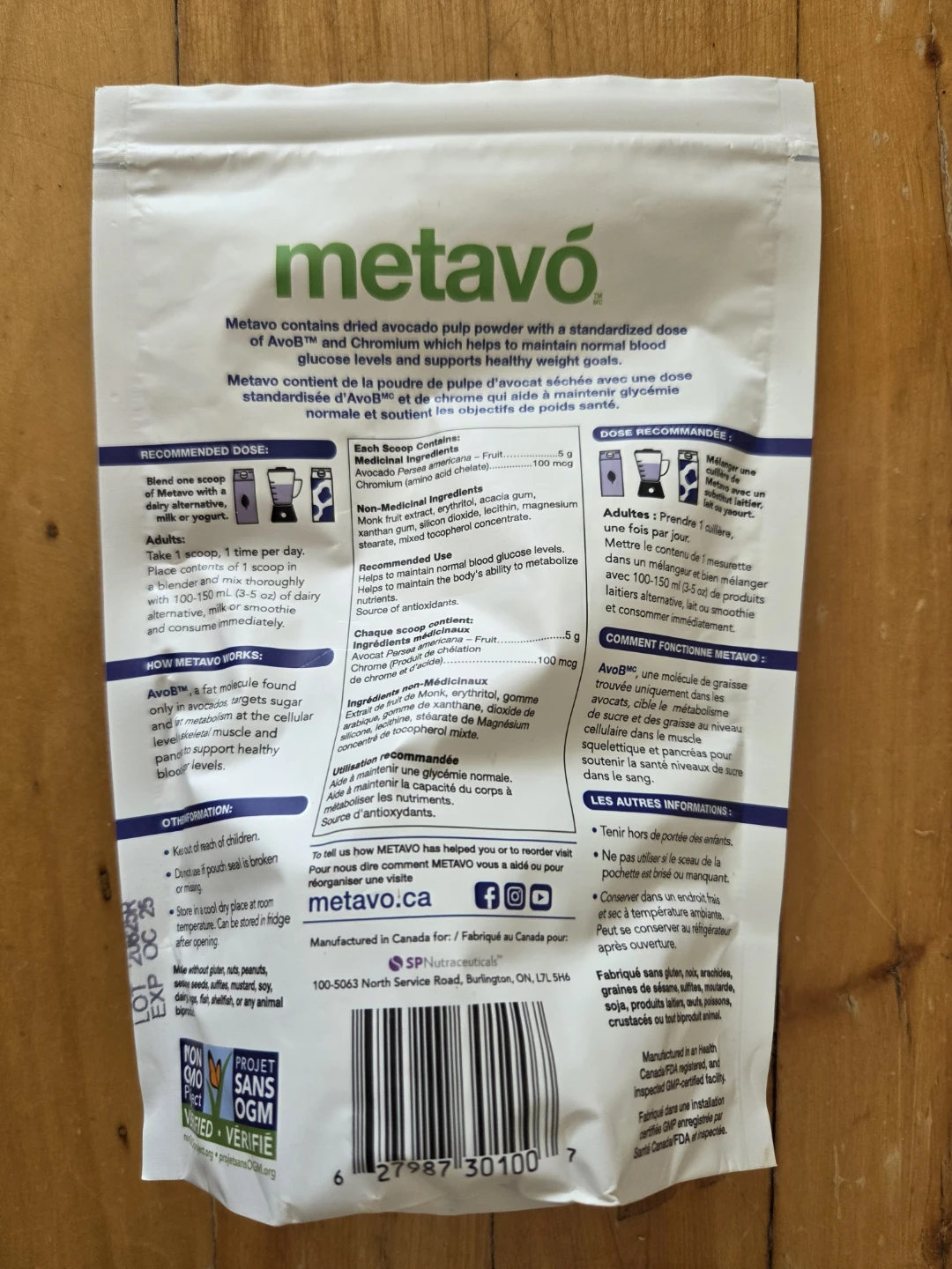 Metavo Avocado Metabolism Support Powder - photo 2