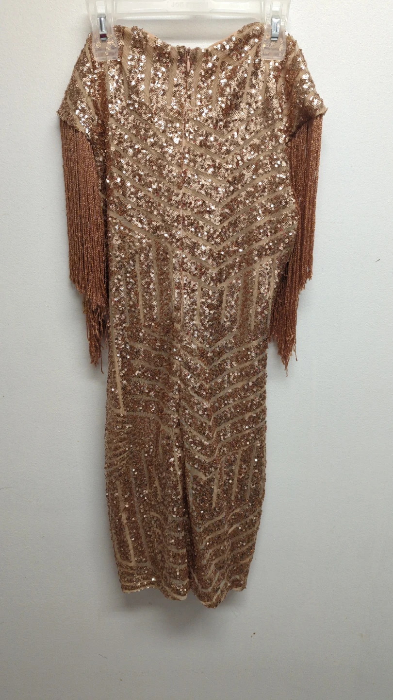 Rare London Sequin Fringe Dress - photo 3
