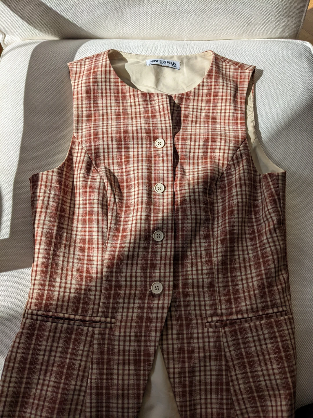 Princess Polly Plaid Vest Top