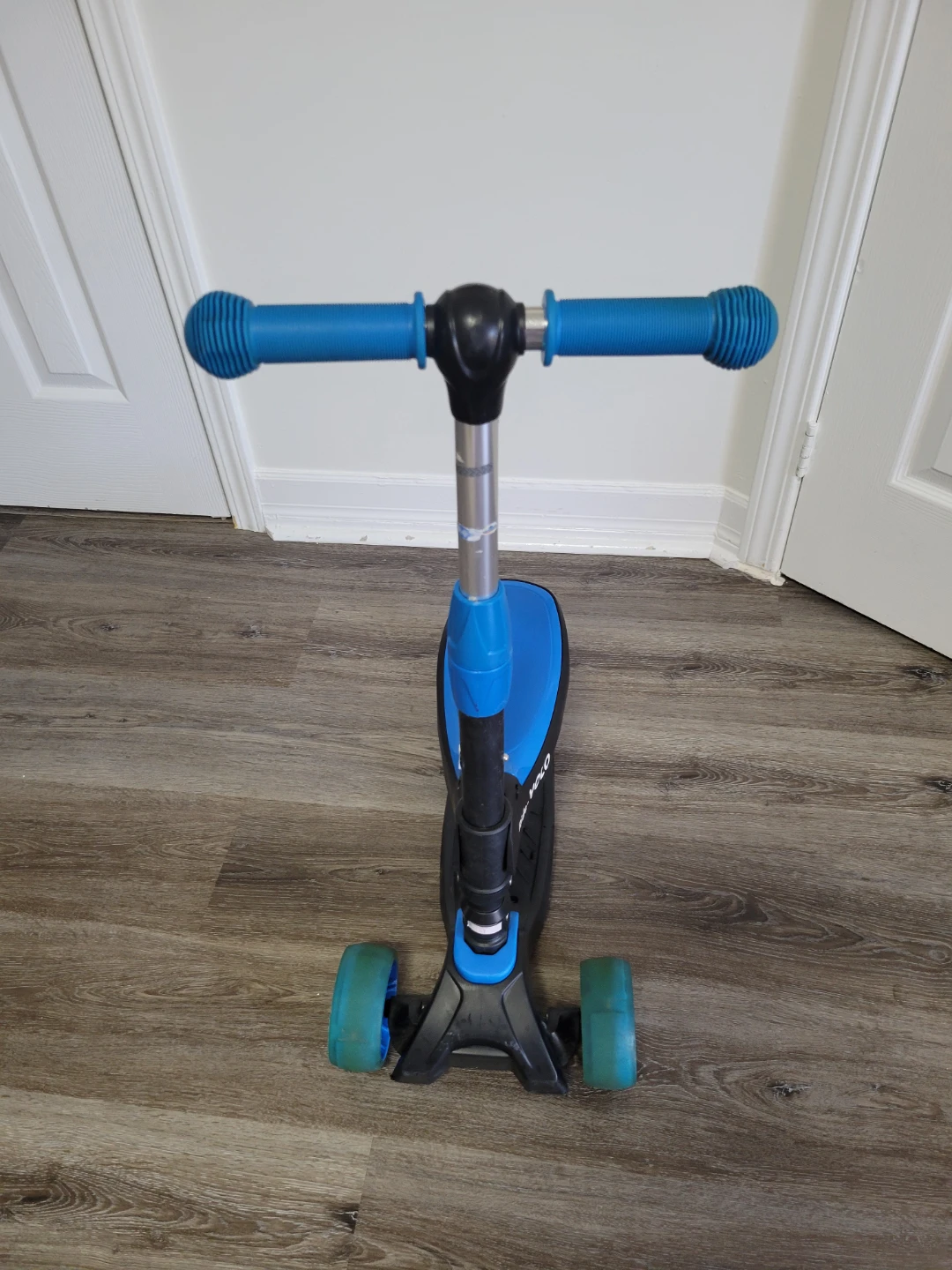 Blue Three-Wheeled Kids Scooter