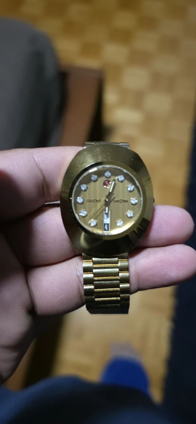 Rado DiaStar Gold-Tone Wristwatch