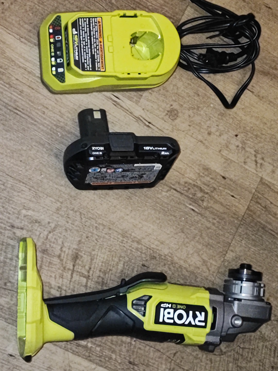 Ryobi 18V ONE+ HP Brushless 4-1/2 in. Angle Grinder Kit