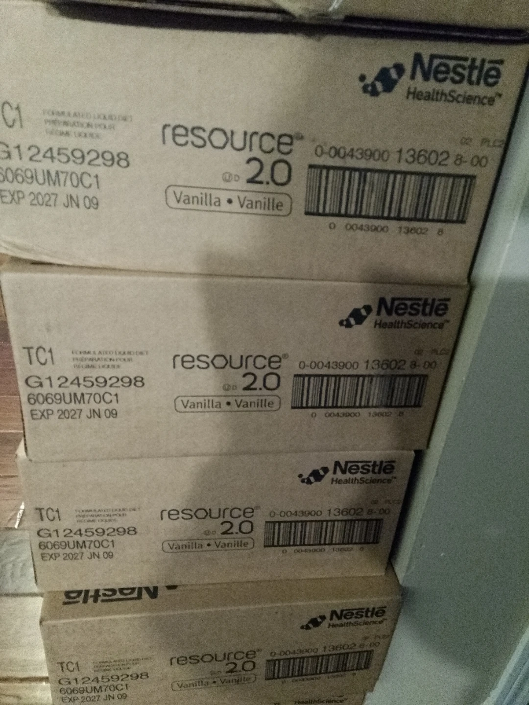 Nestle Resource 2.0 Vanilla Cases