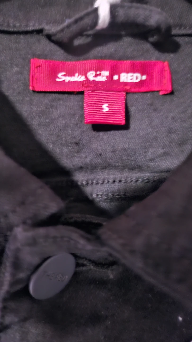 Smoke Rise RED Moto Cropped Jacket - photo 2