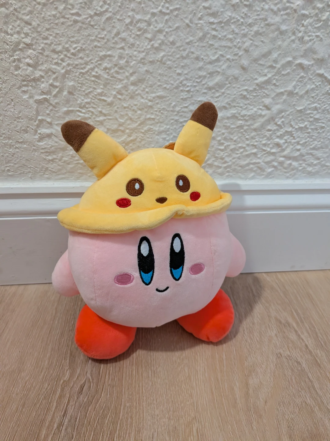 Kirby Plush With Pikachu Hat