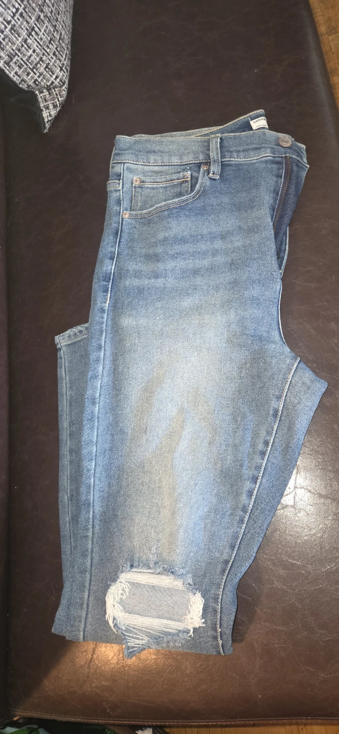 Garage High Rise Distressed Jeans