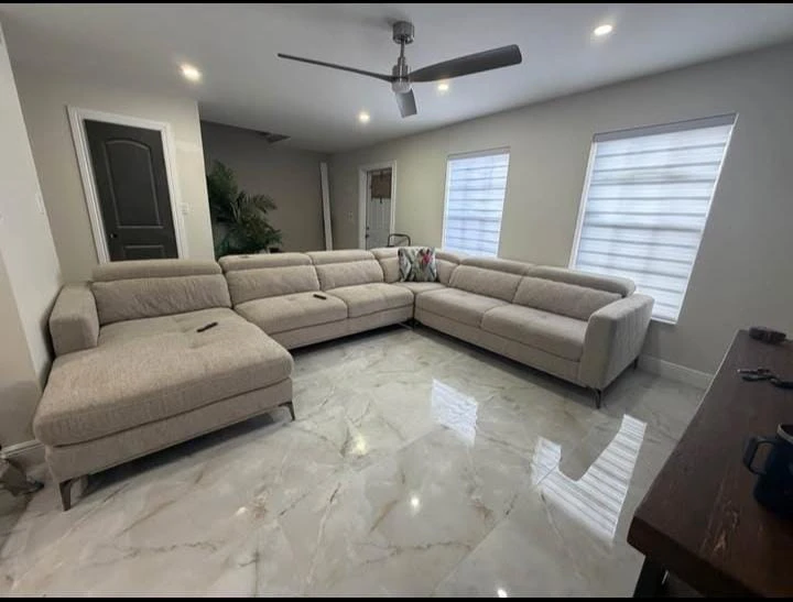 Large Beige Sectional Sofa- Delivery available - photo 2