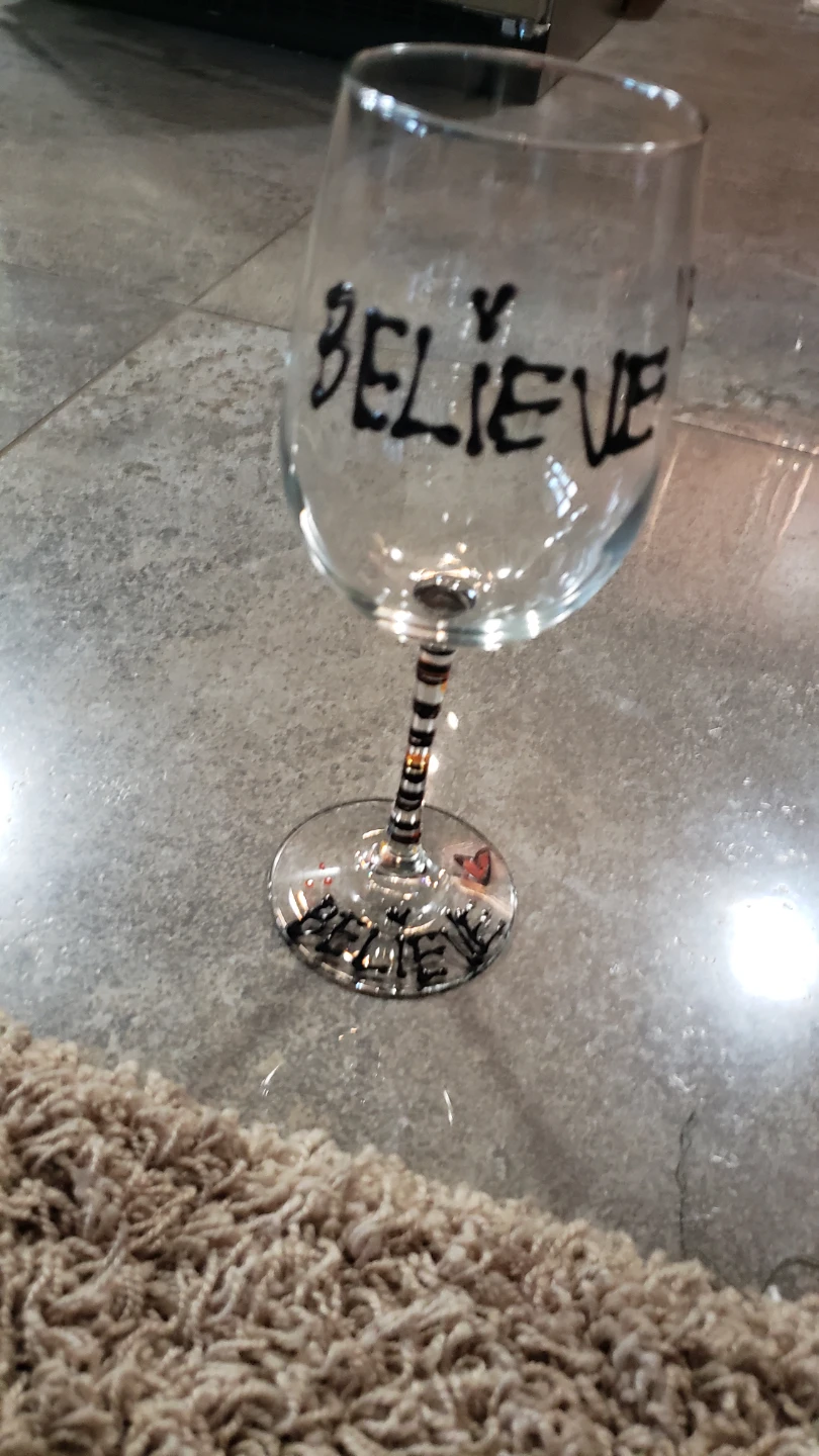 Hand Painted Decanter with 5 Glassware. - photo 4