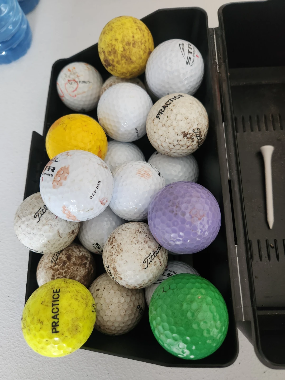 Assorted Practice Golf Balls in Case - photo 2