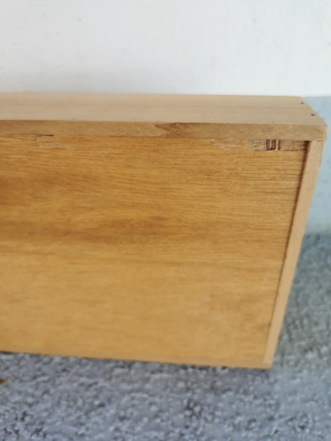 Vintage Indigenous West Coast Art Sliding Lid Wooden Box - photo 4