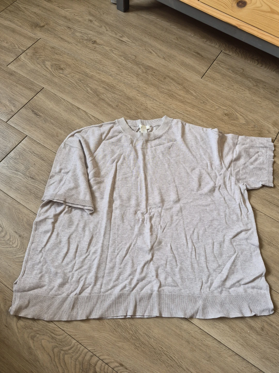 XL H&M Basics Beige Knit Top