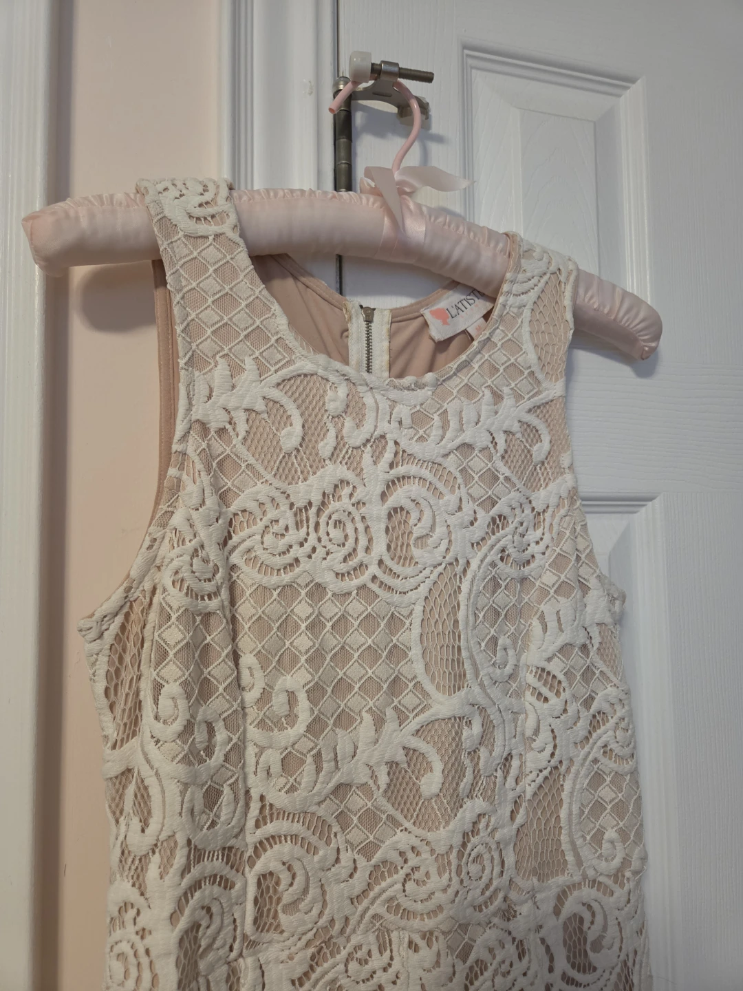 Sleeveless Lace Maxi Dress from Honey