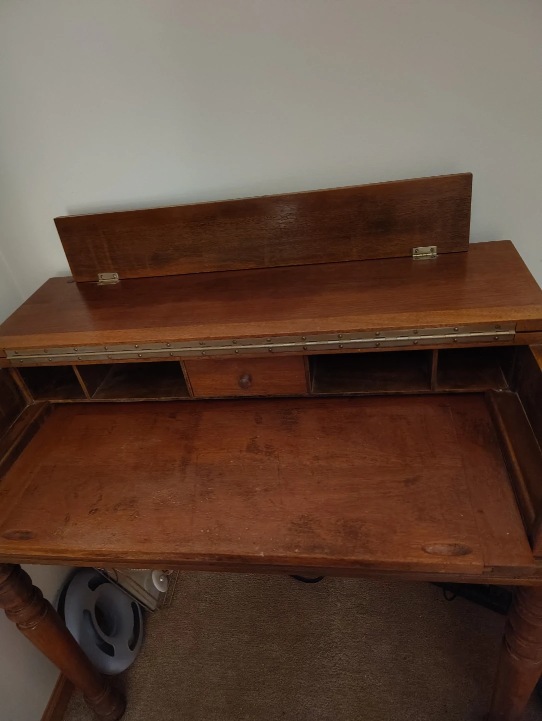 Vintage Wooden Writing Desk - photo 2