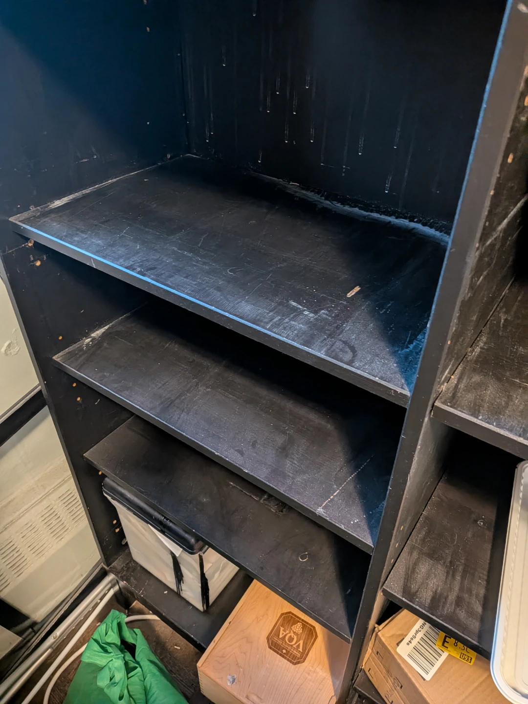 **Disassembled** black Ikea bookcase - photo 2