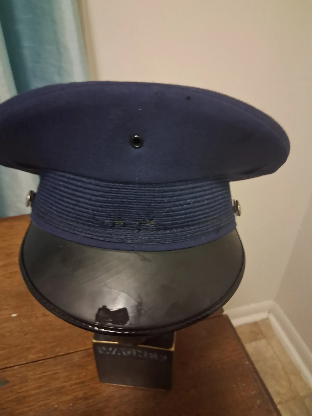 Vintage Uniform Service Cap Police Costume Hat - photo 2