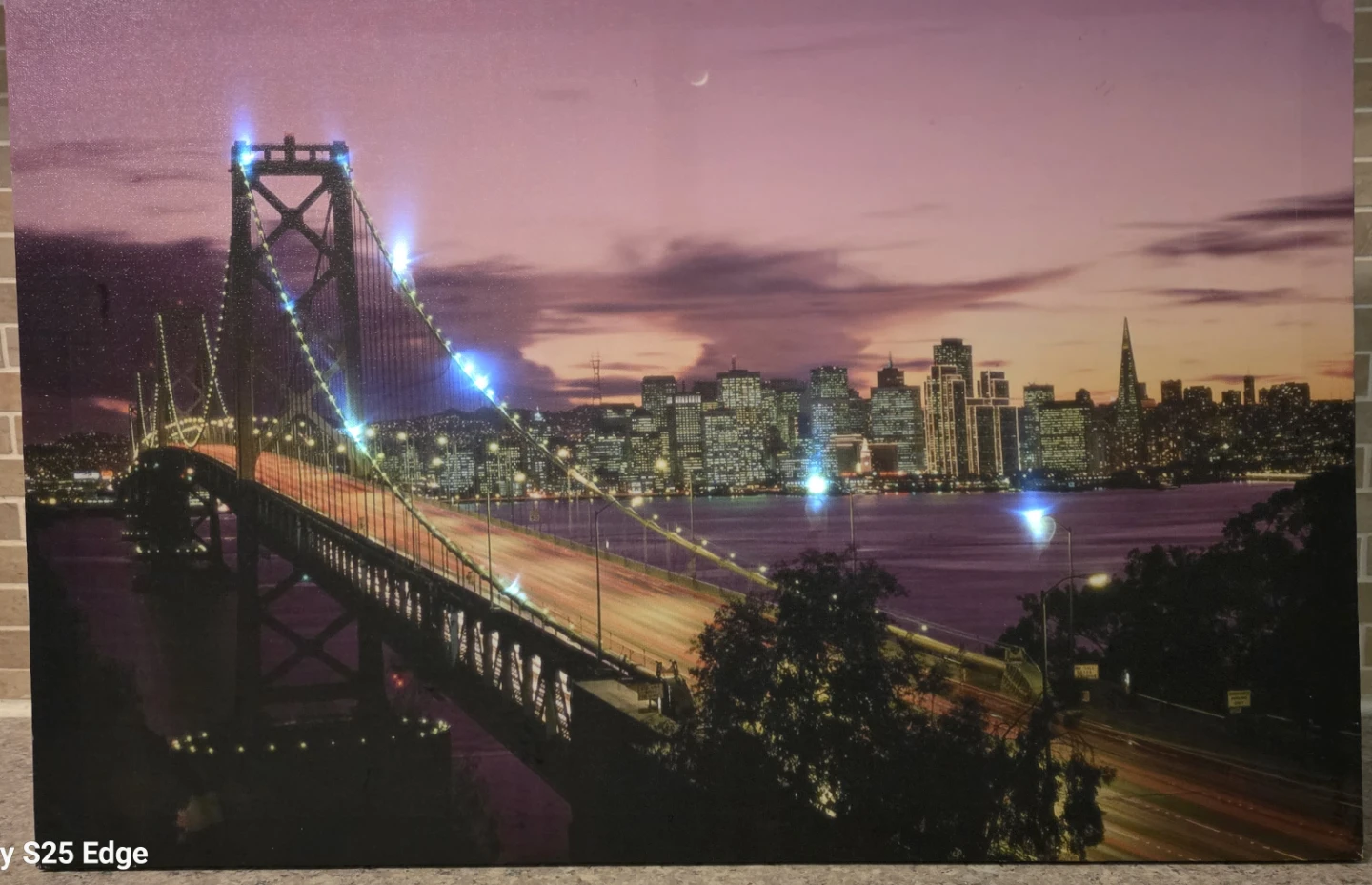 Light-up San Francisco Cityscape Canvas Art - photo 2
