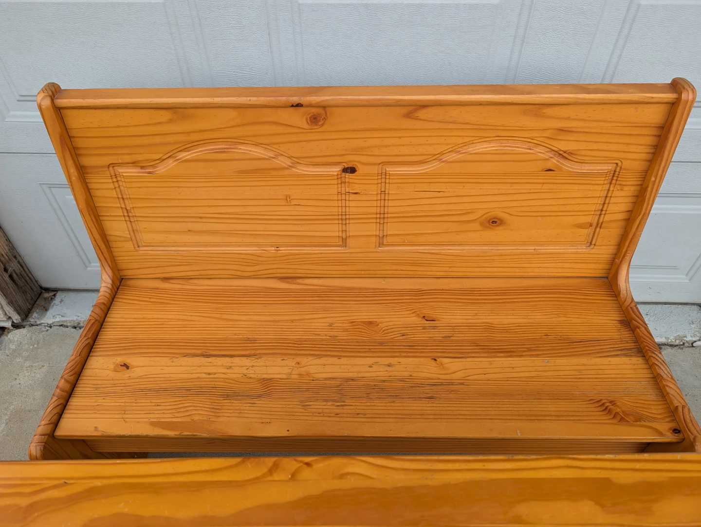 Solid Pine Wood Dining Table and Benches - photo 3