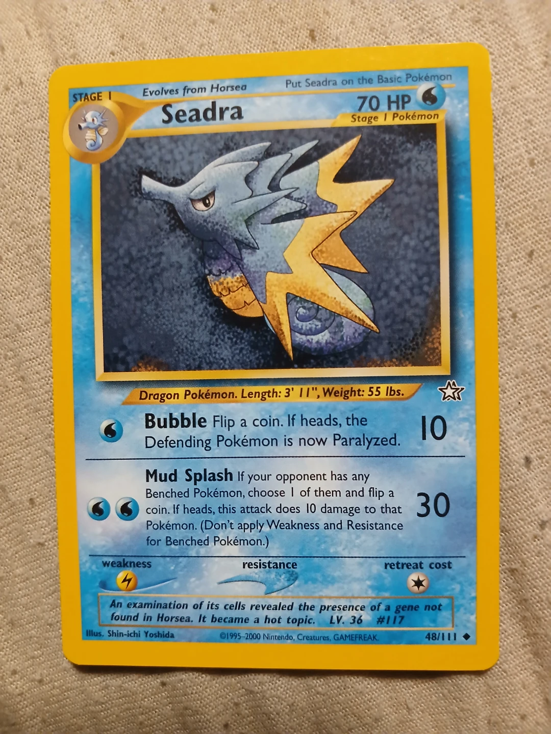 Seadra 48/111 1995-2000 Pokémon Card