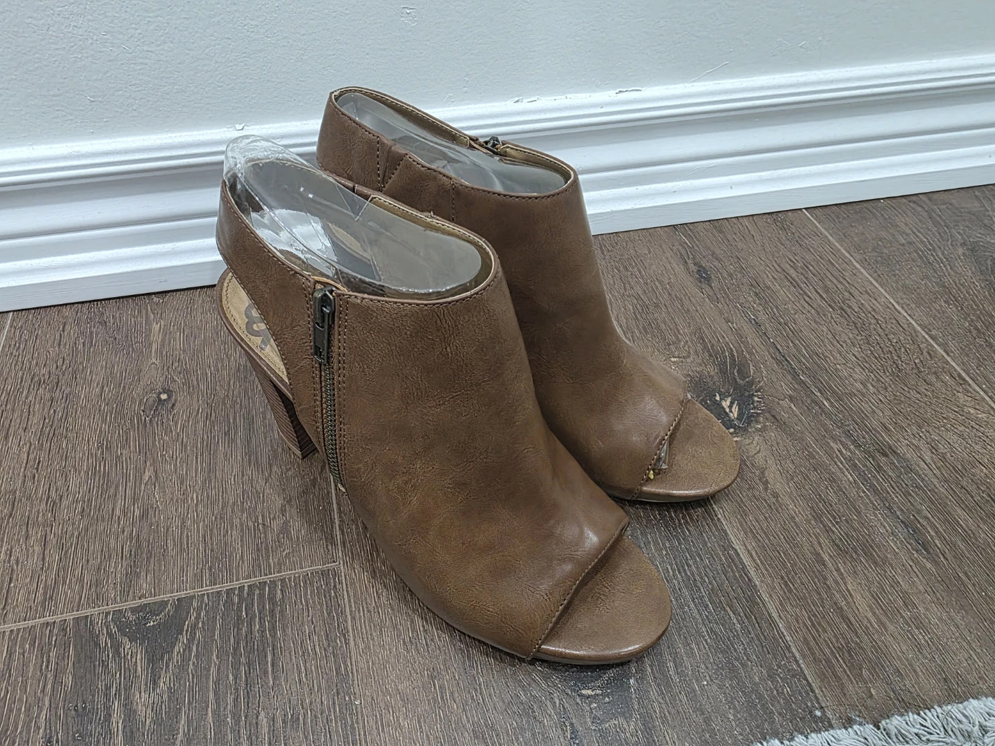 Fergalicious Peep Toe Ankle Boots - photo 3