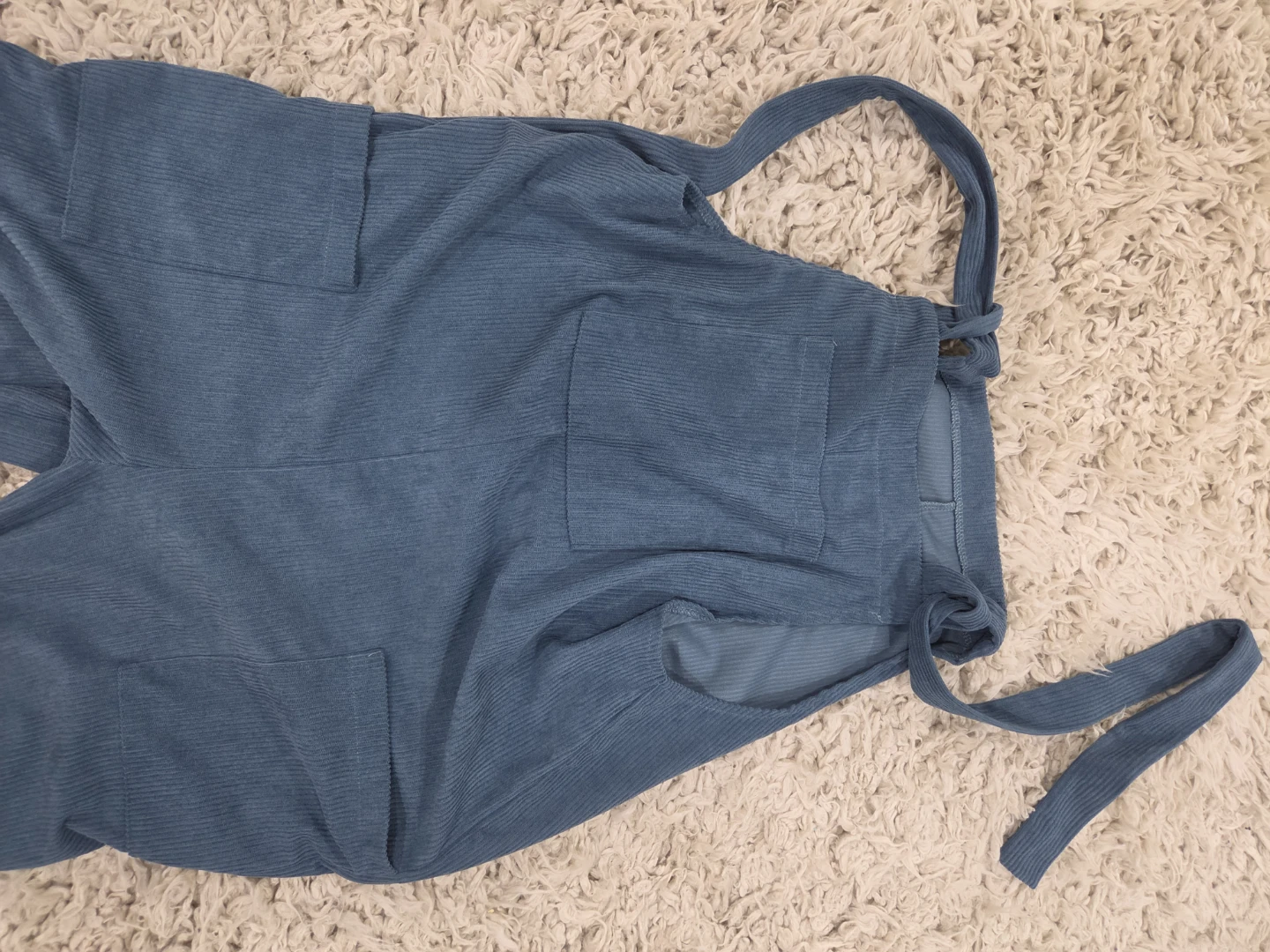 Blue Corduroy Overalls - photo 4