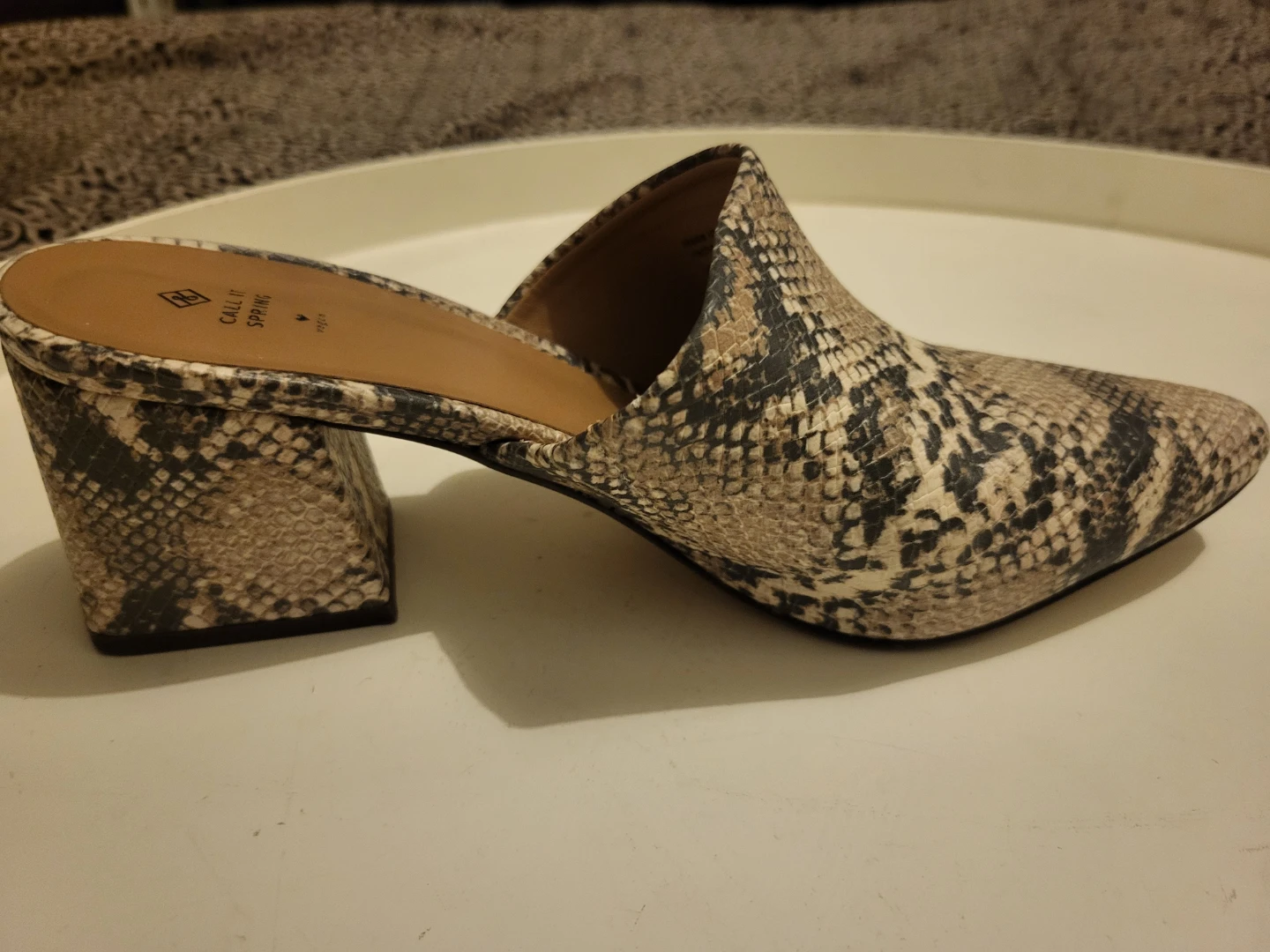 Call It Spring Snakeskin Mules - photo 2