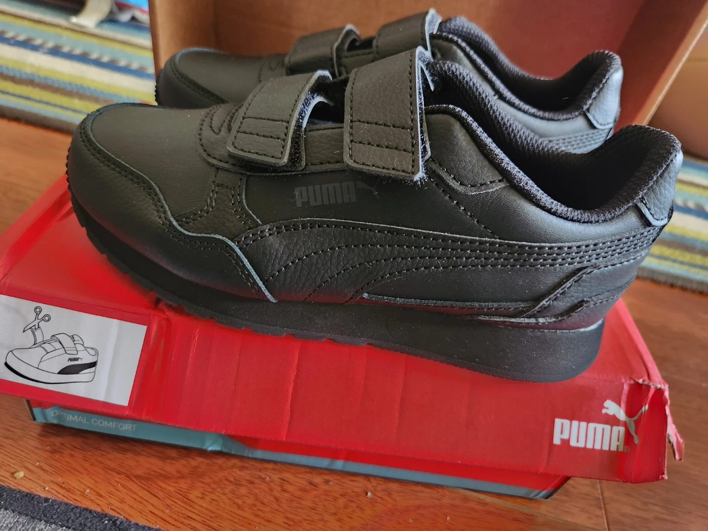 Puma ST Runner v4 Kids Shoes Black - photo 4
