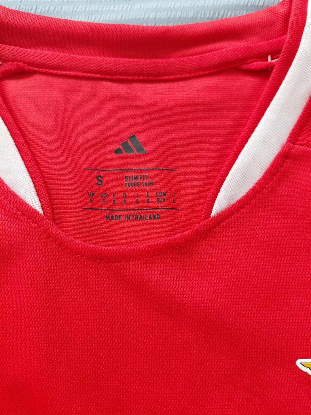 Adidas SL Benfica Red Jersey - Small - photo 3