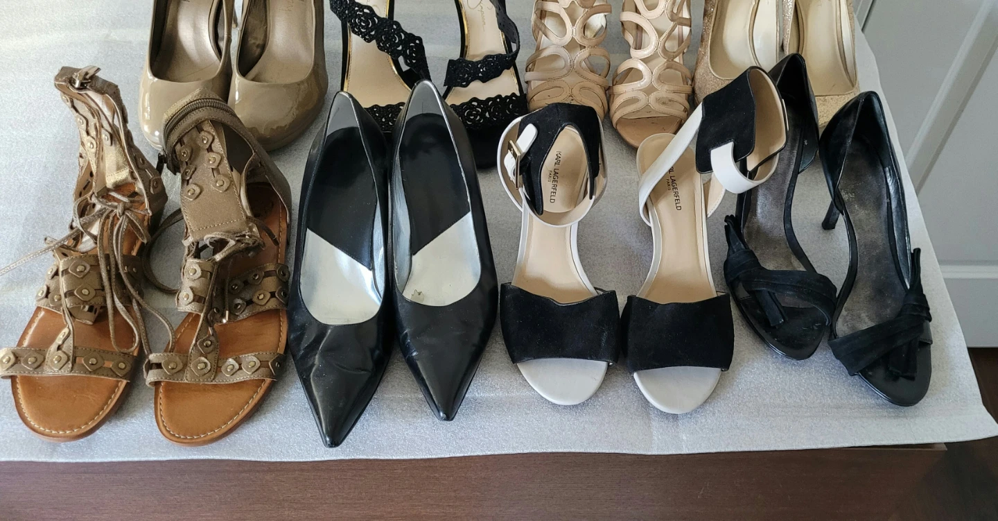 Women's shoes/heels (8 pairs) - photo 2