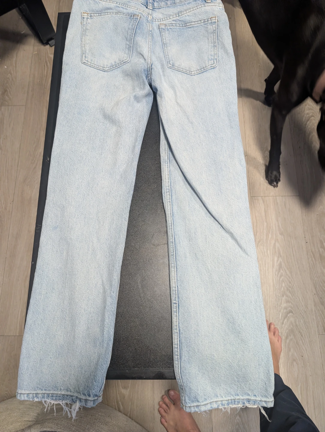Zara Light Wash Denim Jeans - photo 3