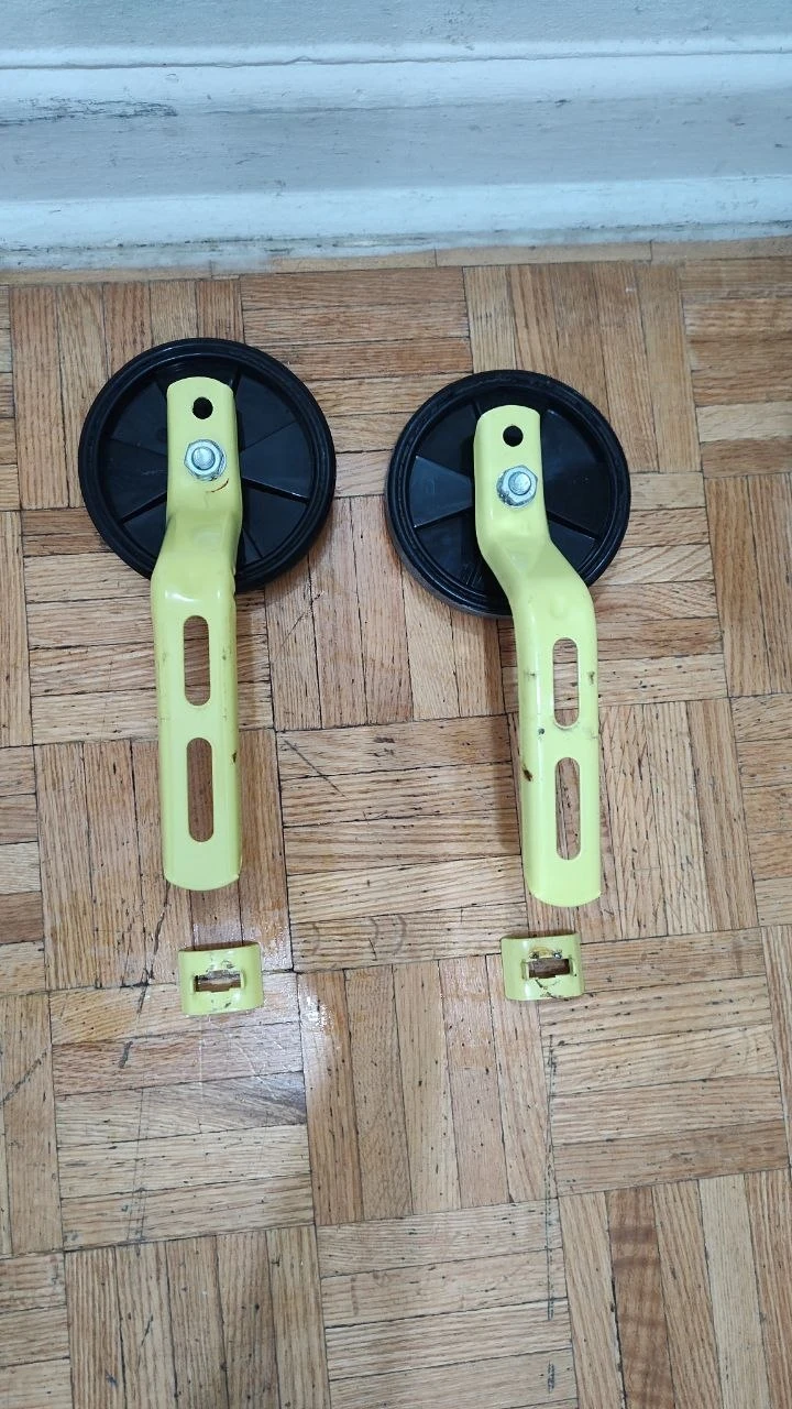 Adjustable Kids Bike Training Wheels Pair with Heavy Duty
