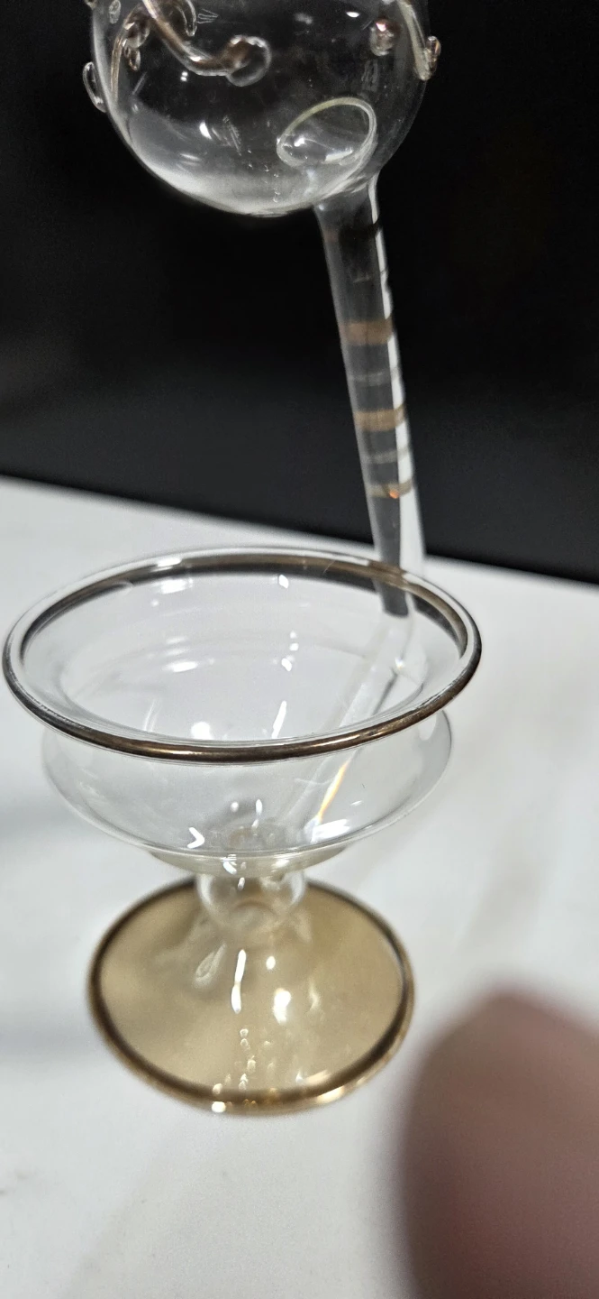 Glass Perfume Diffuser with Gold Trim - photo 3